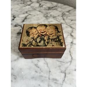 Linden Music Box Japan Love Story Sunrise Sunset Works Children Laughing